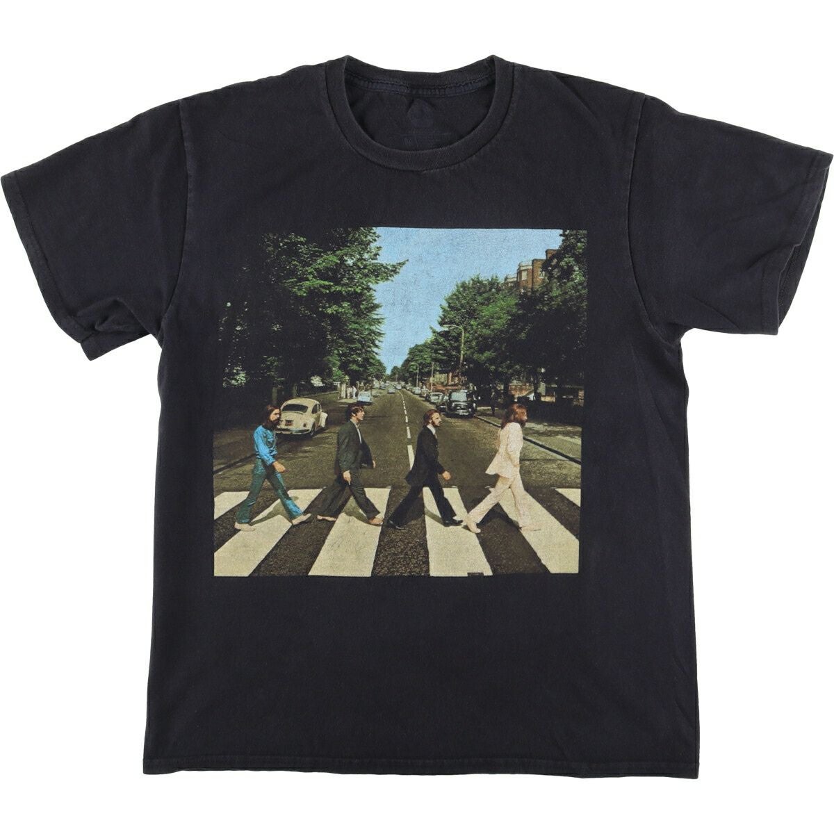 古着 THE BEATLES ビートルズ バンドTシャツ バンT メンズL相当