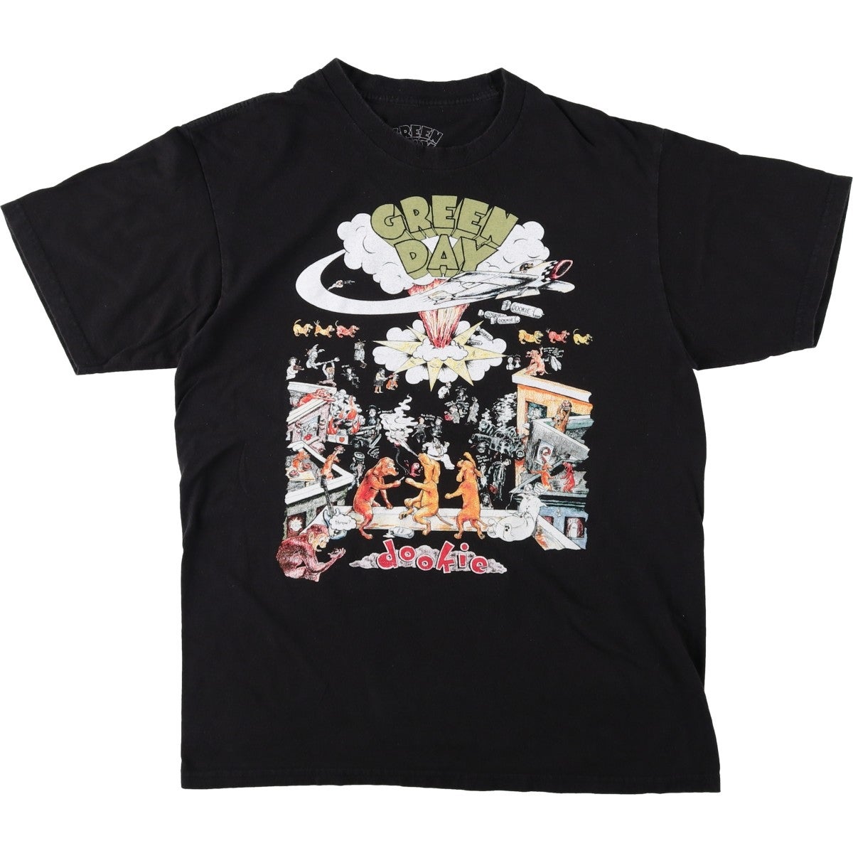 古着 Green Day グリーンデイ バンドTシャツ バンT メンズL相当