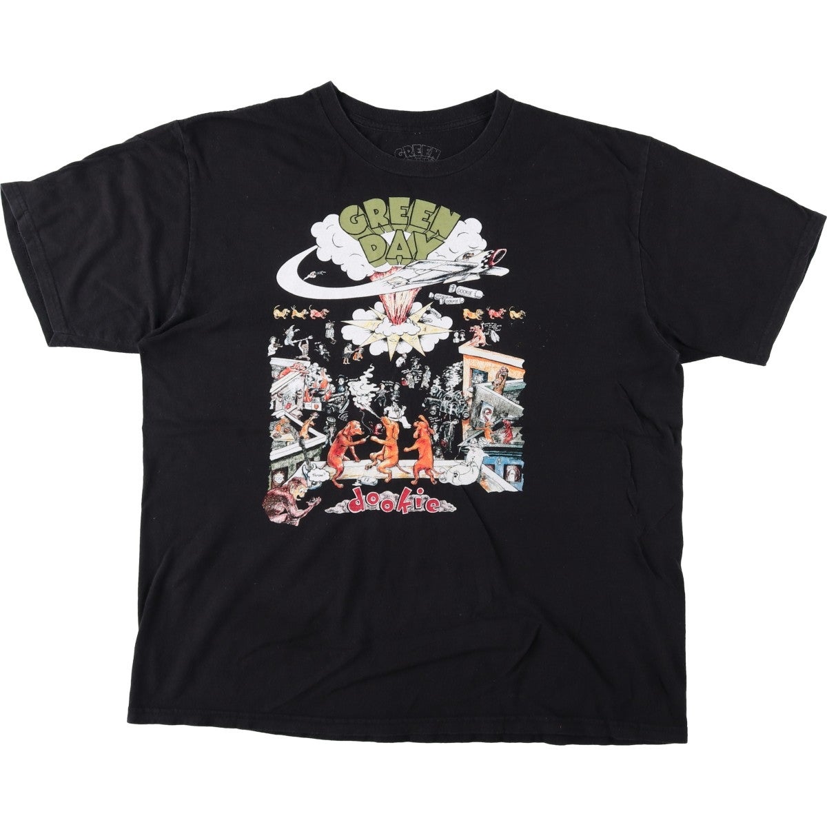 古着 GREEN DAY グリーンデイ バンドTシャツ バンT メンズXL相当