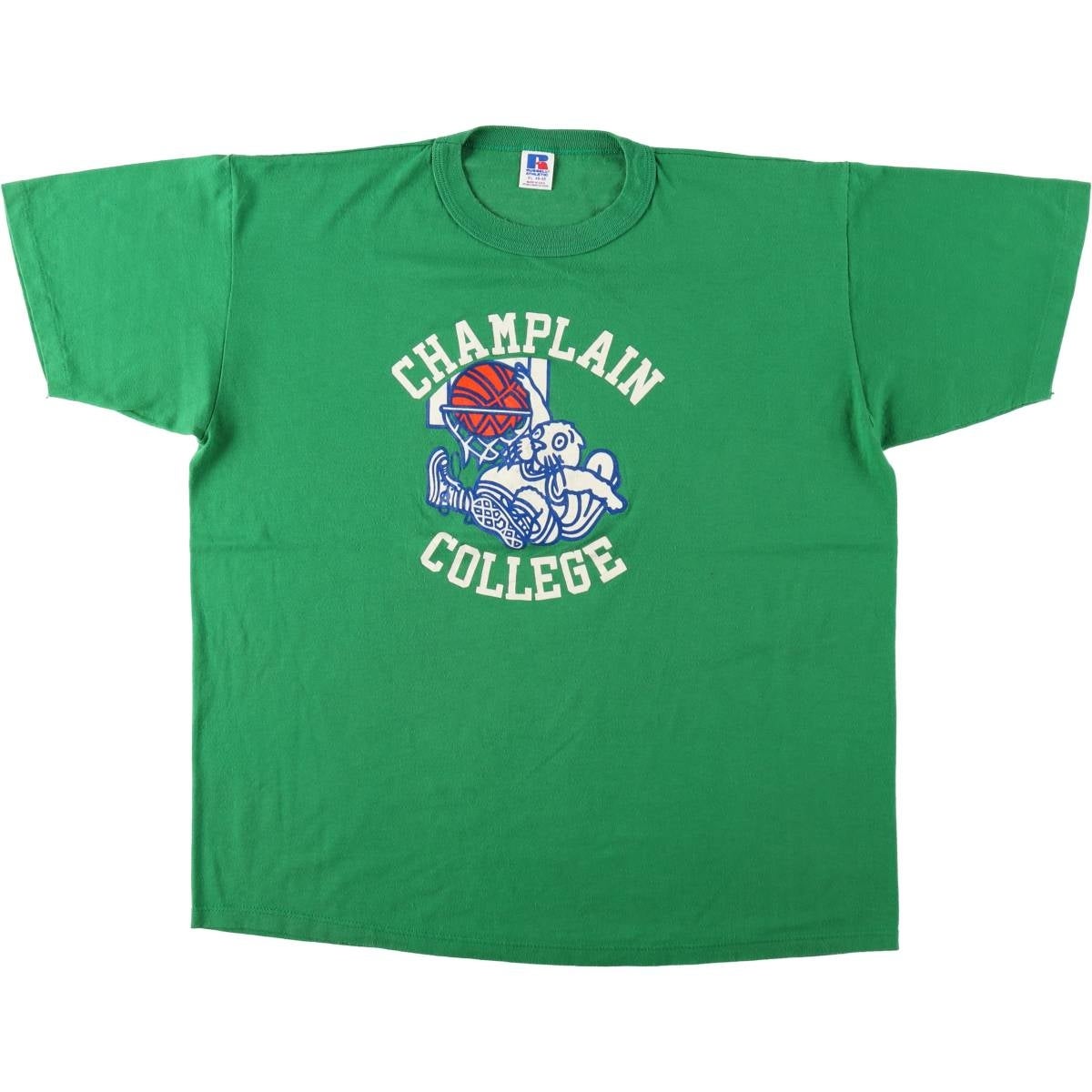 古着 90年代 ラッセル Russell カレッジTシャツ USA製 メンズXL相当