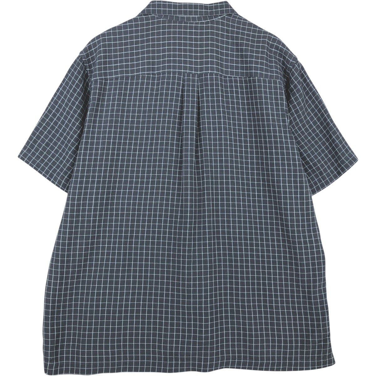 古着 90年代 ペリーエリス PERRY ELLIS チェック柄 半袖 オープン