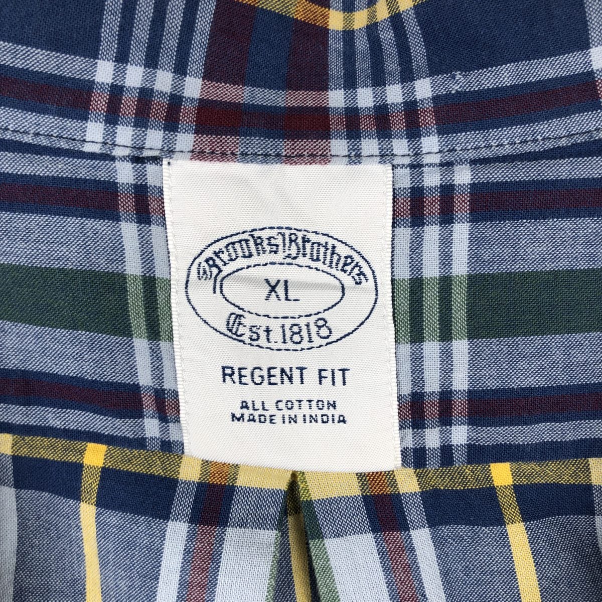 古着 ブルックスブラザーズ Brooks Brothers Est.1818 チェック柄 半袖