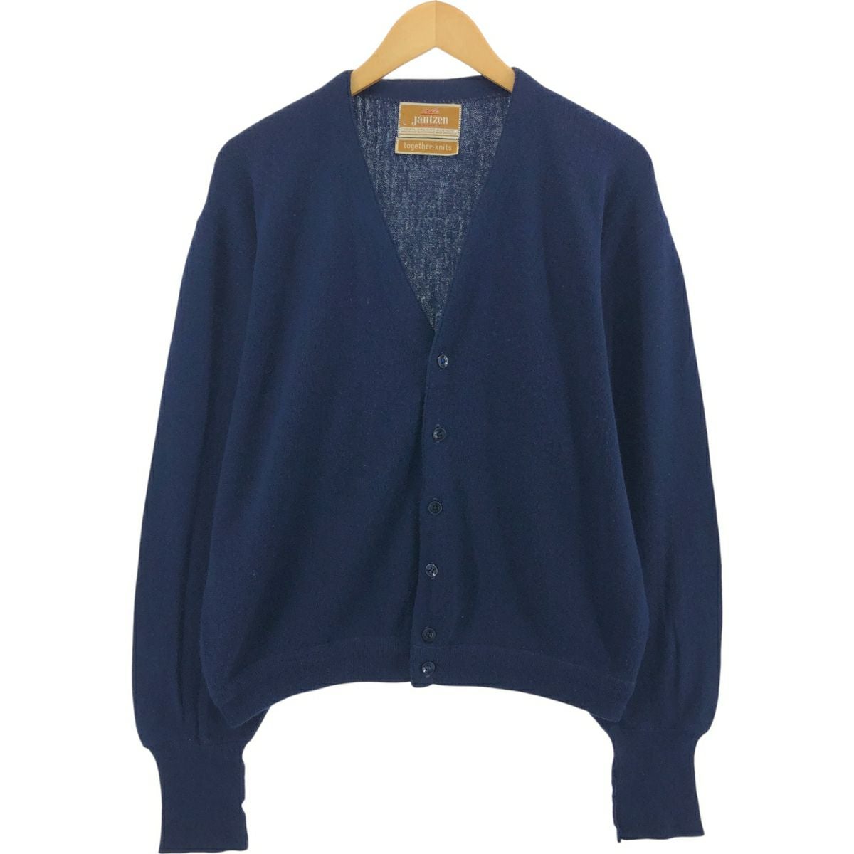 古着 70年代 ジャンセン Jantzen アクリルニットカーディガン USA製