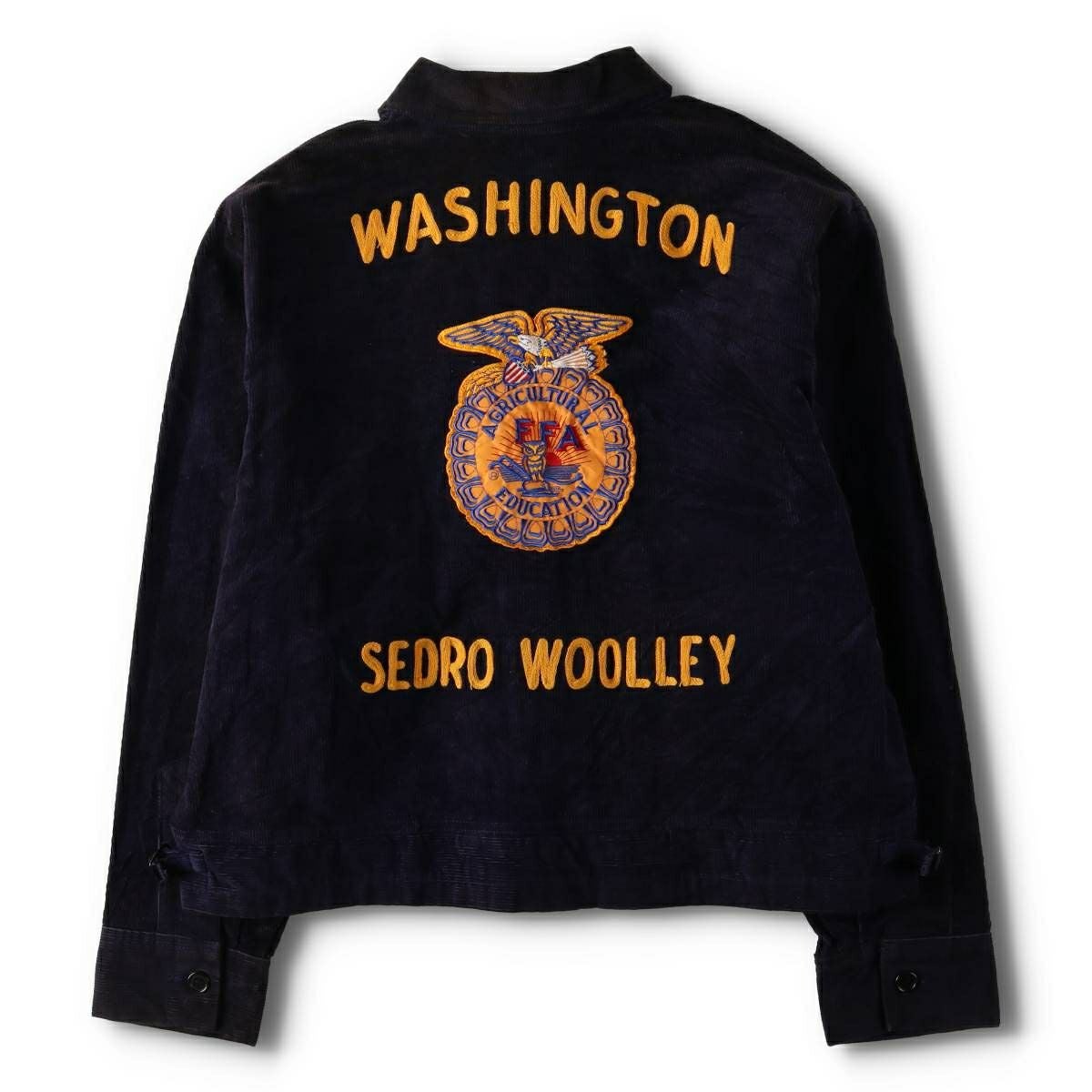 古着 70～80年代 FFAジャケット ファーマーズ バッジ付き コーデュロイ