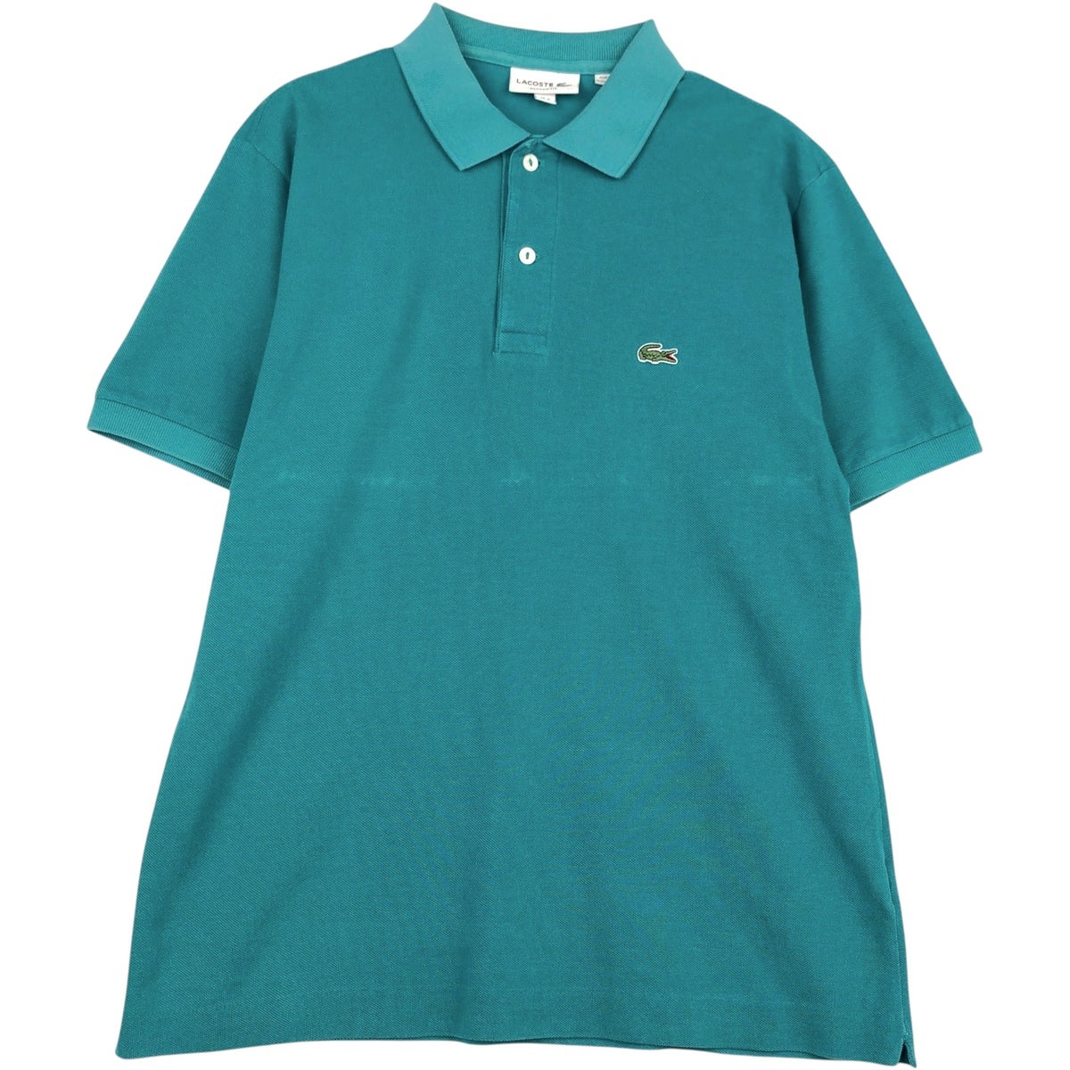 古着 ラコステ LACOSTE CLASSIC FIT Vネック コットンニットセーター 7