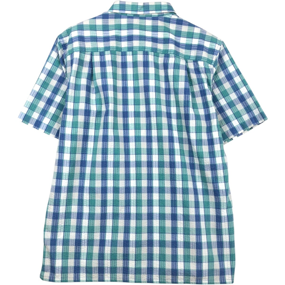 古着 パタゴニア Patagonia 53002sp14 チェック柄 半袖 シアサッカー