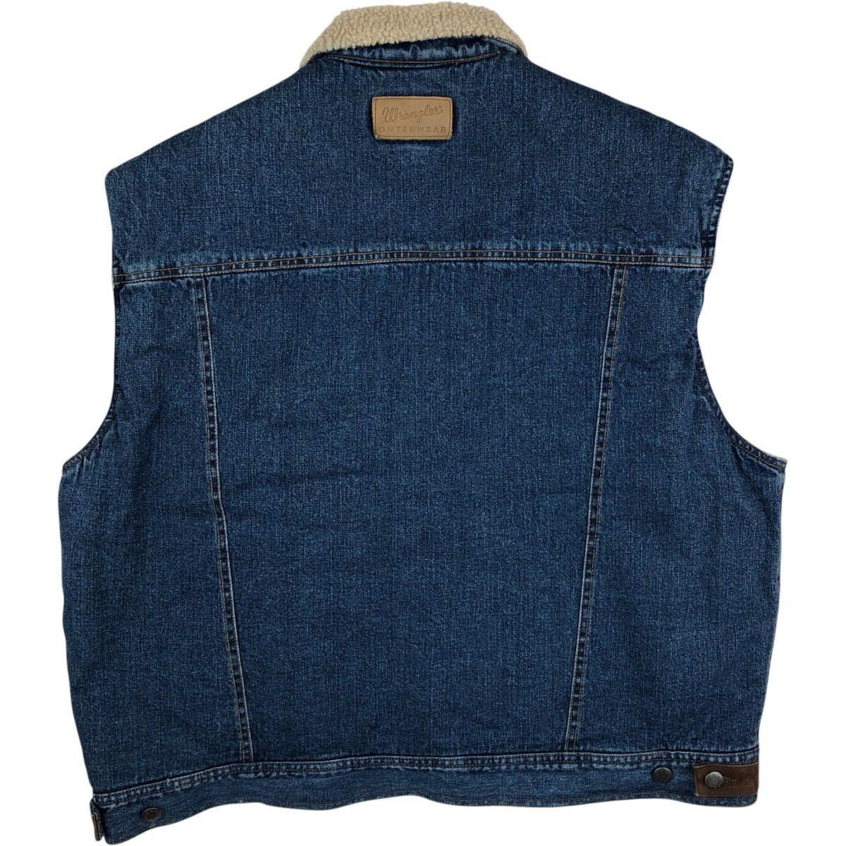 古着 ビッグサイズ ラングラー Wrangler デニムボアベスト メンズXXXL