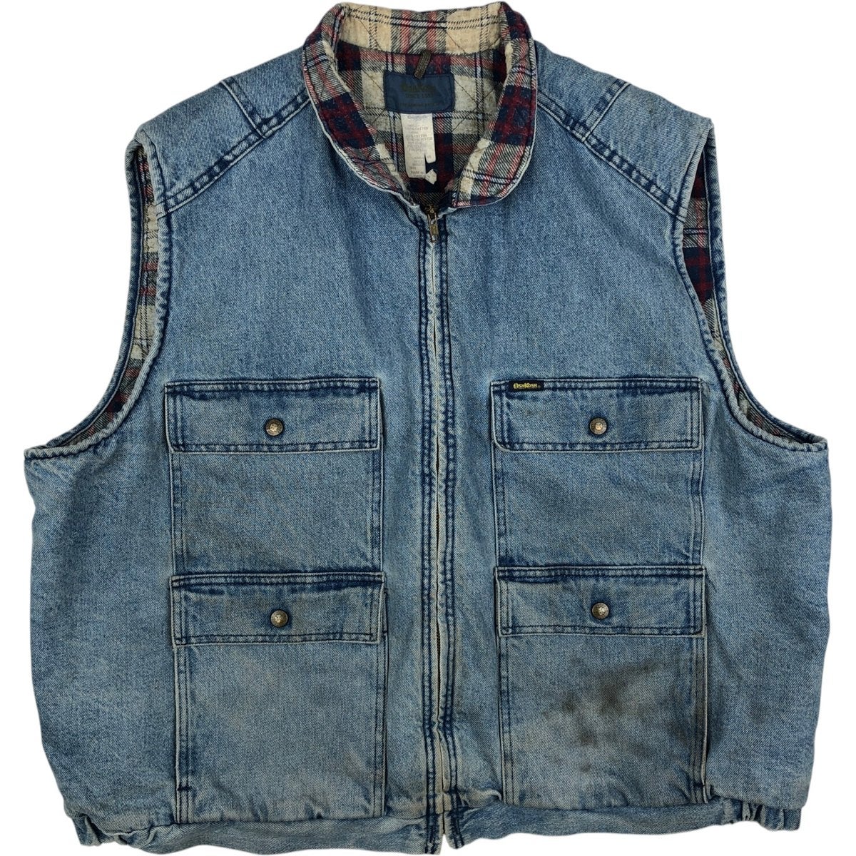 古着 オシュコシュ Osh kosh 中綿入り デニムベスト USA製 メンズXL