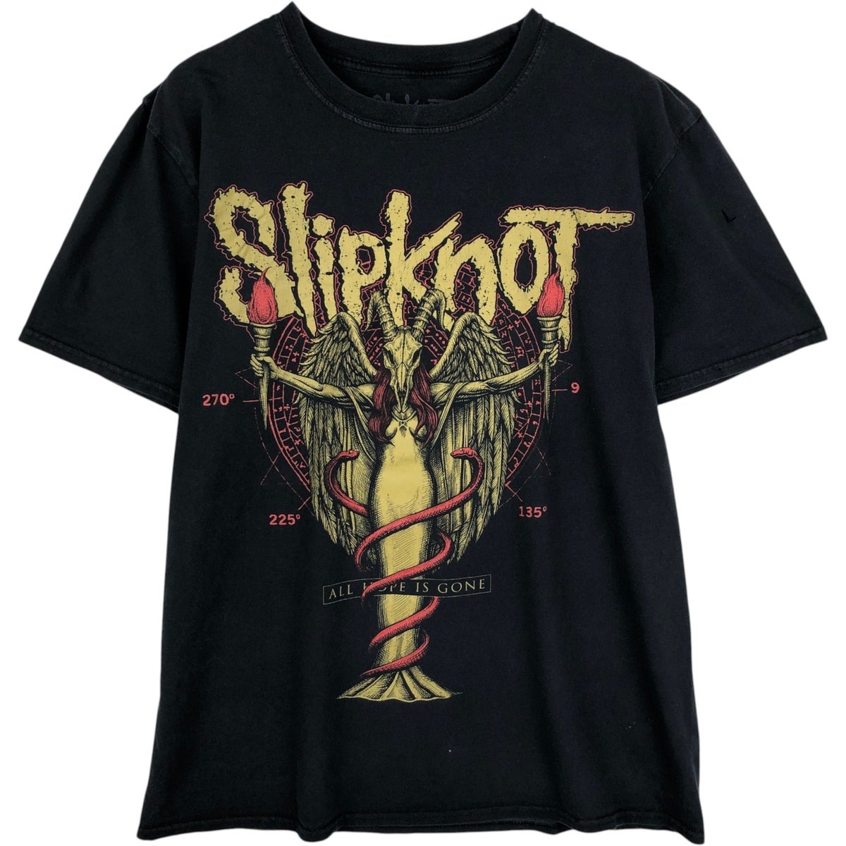 古着 Slipknot スリップノット バンドTシャツ バンT メンズXL相当