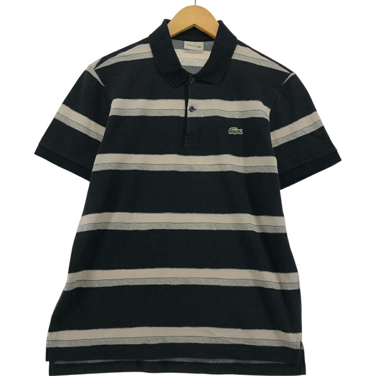 古着 ラコステ LACOSTE 半袖 ボーダー ポロシャツ 5 メンズS相当 /eaa554845 古着 ラコステ LACOSTE 半袖 ボーダー ポロシャツ 5 メンズS相当