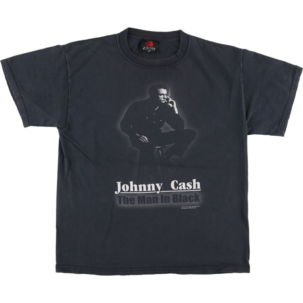 古着 00年代 ZION JOHNNY CASH ジョニーキャッシュ バンドTシャツ バン