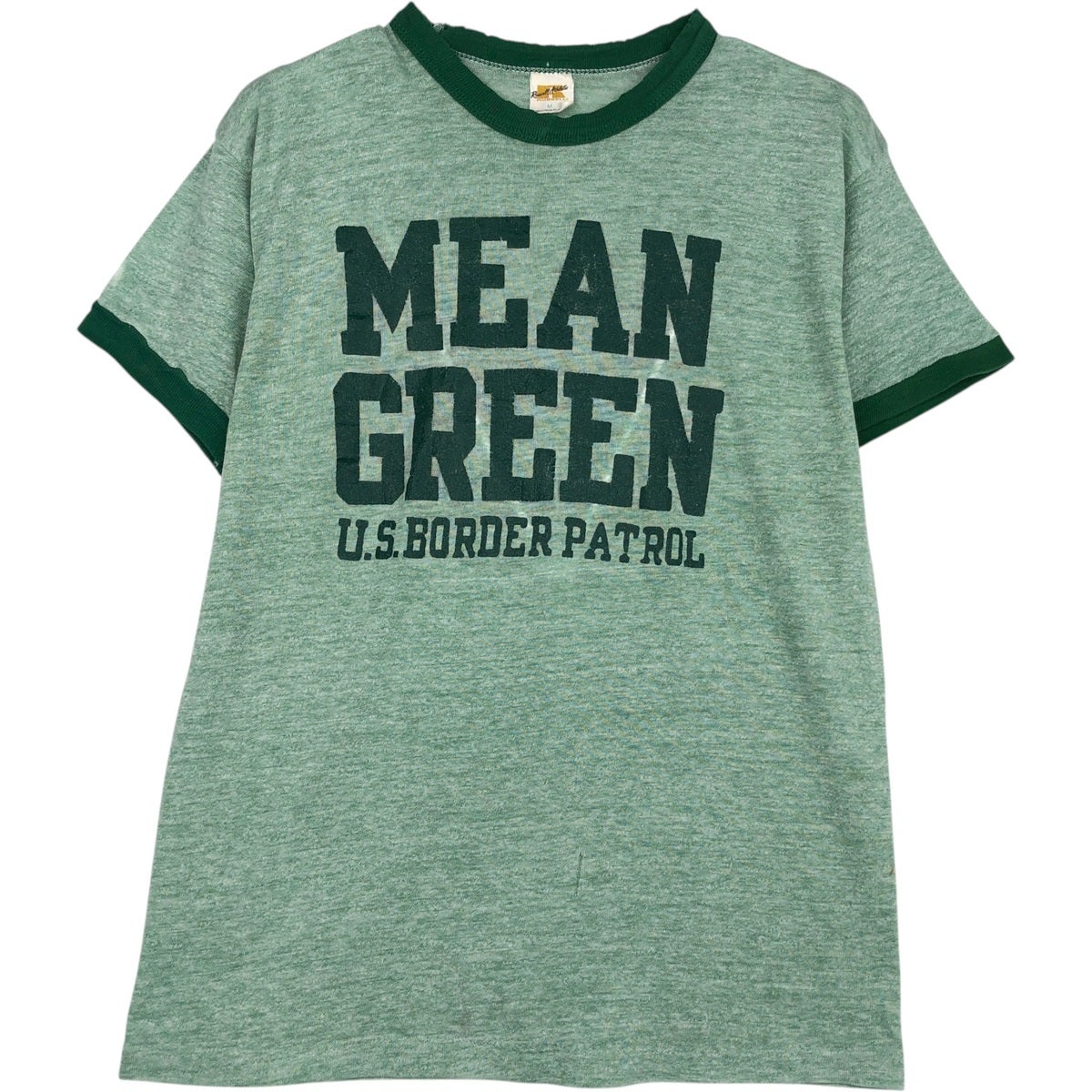 古着 ～80年代 ラッセル Russell 3連プリント リンガーTシャツ USA製