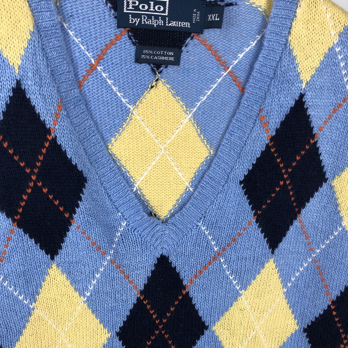 古着 ラルフローレン Ralph Lauren POLO by Ralph Lauren アーガイル柄
