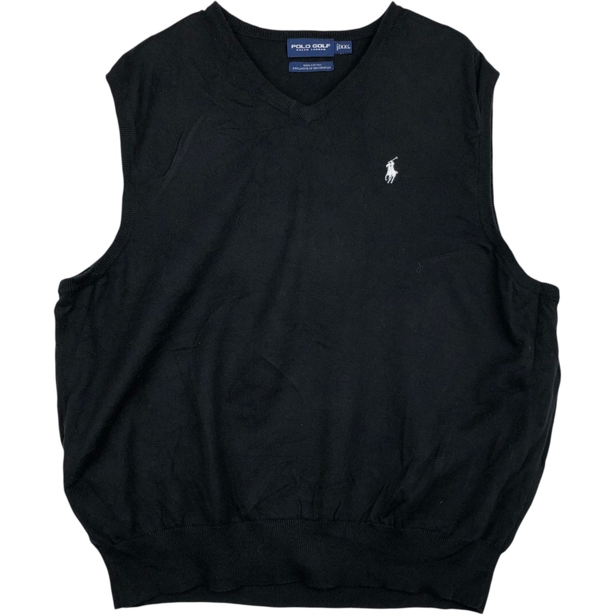 古着 ラルフローレン Ralph Lauren POLO GOLF ポロゴルフ Vネック