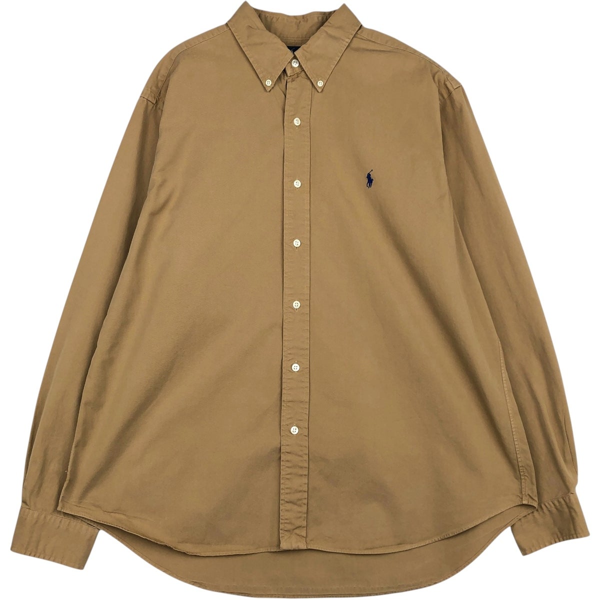 は*な様 【Ralph Lauren】ヴィンテージ　カーキブラウン ボタン装飾ジ 古着 ラルフローレン Ralph Lauren CLASSIC FIT クラシックフィット