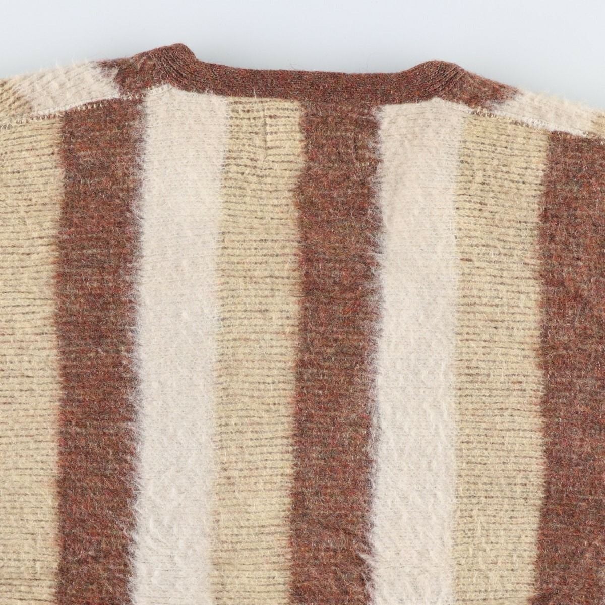 古着 60～70年代 BARCLAY ボーダー柄 ストライプ柄 モヘア混 ウール