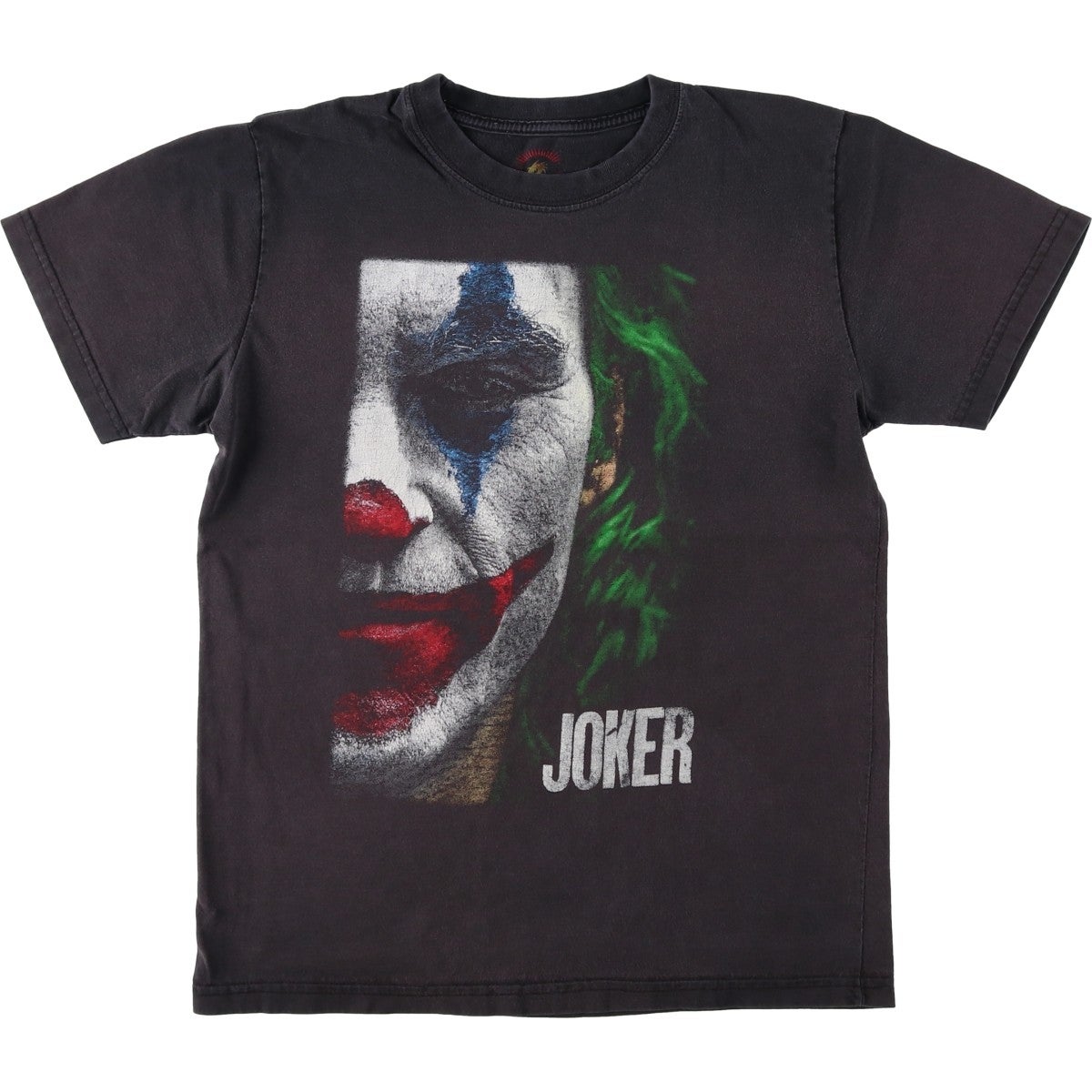 BiWU ムービー Tシャツ 古着 80s USA製 黒 ジョーカー JOKER 古着 BATMAN JOKER ジョーカー 映画 ムービーTシャツ メンズL相当