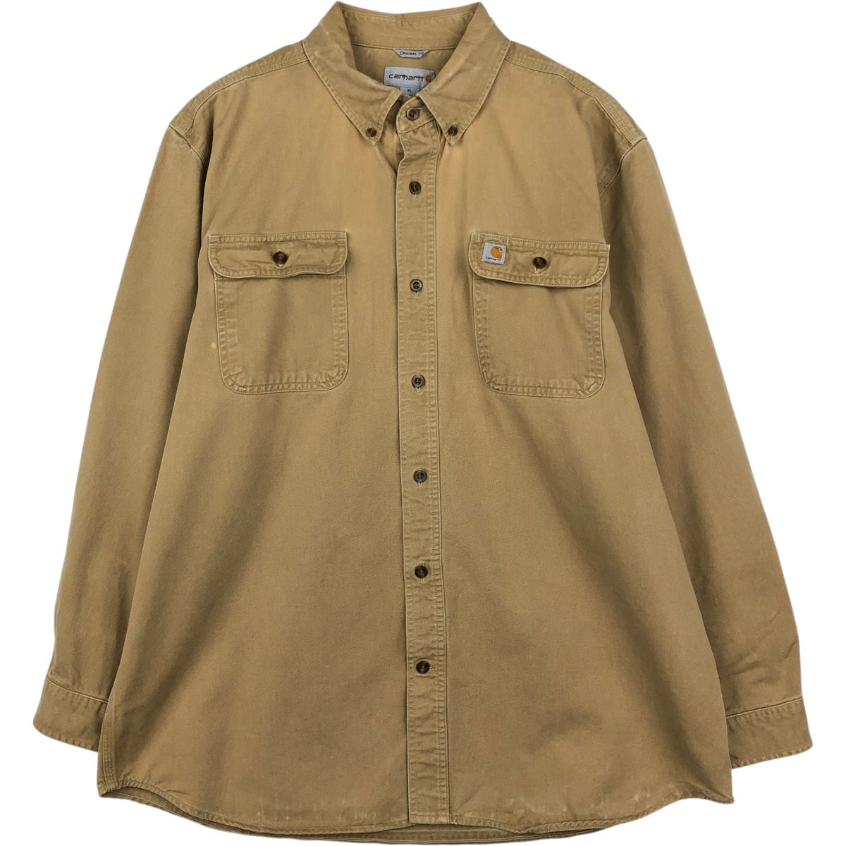 古着Carhartt 古着 カーハート Carhartt ORIGINAL FIT 長袖 ボタンダウン ワーク