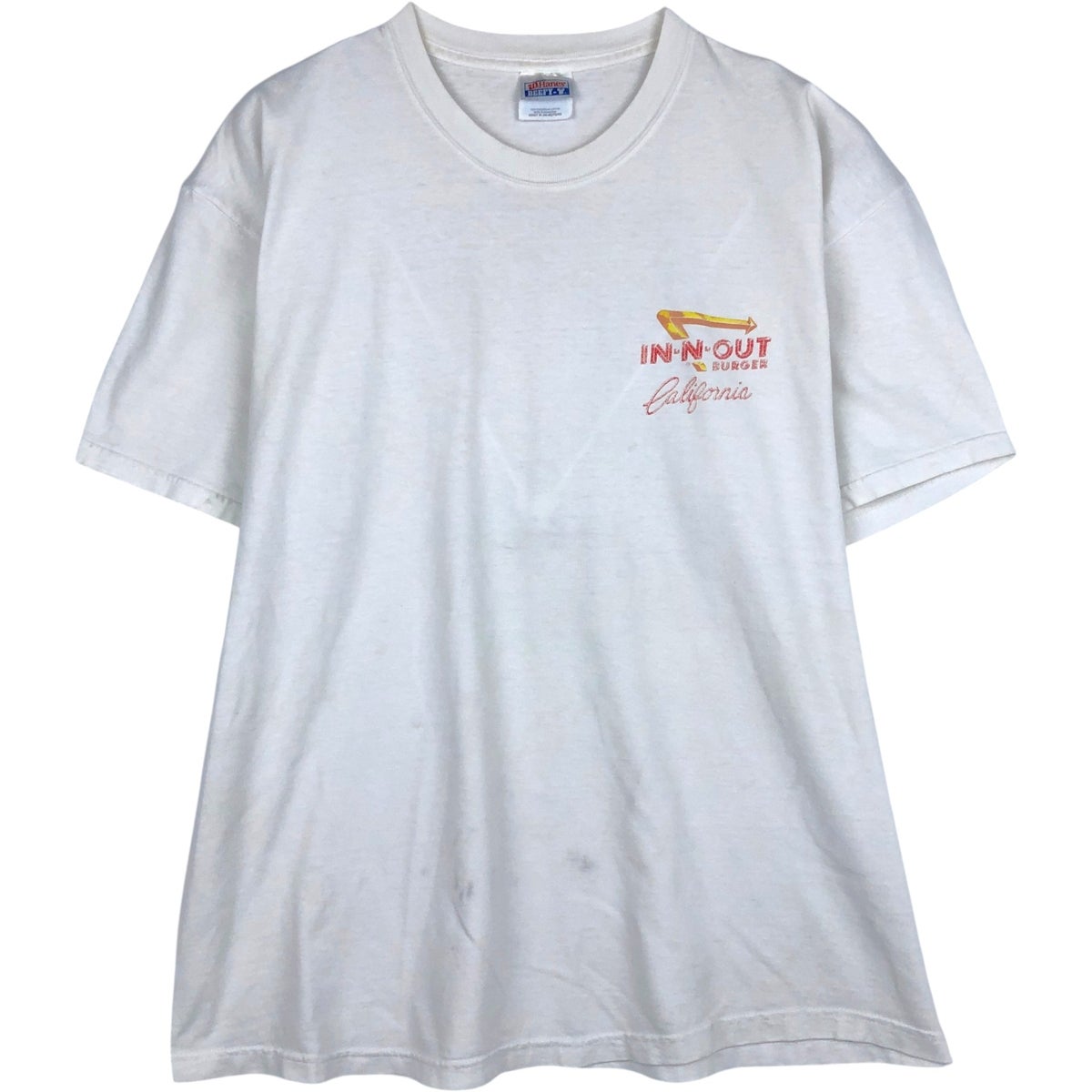 古着 90年代 ヘインズ Hanes BEEFY-T IN-N-OUT BURGER インアンド