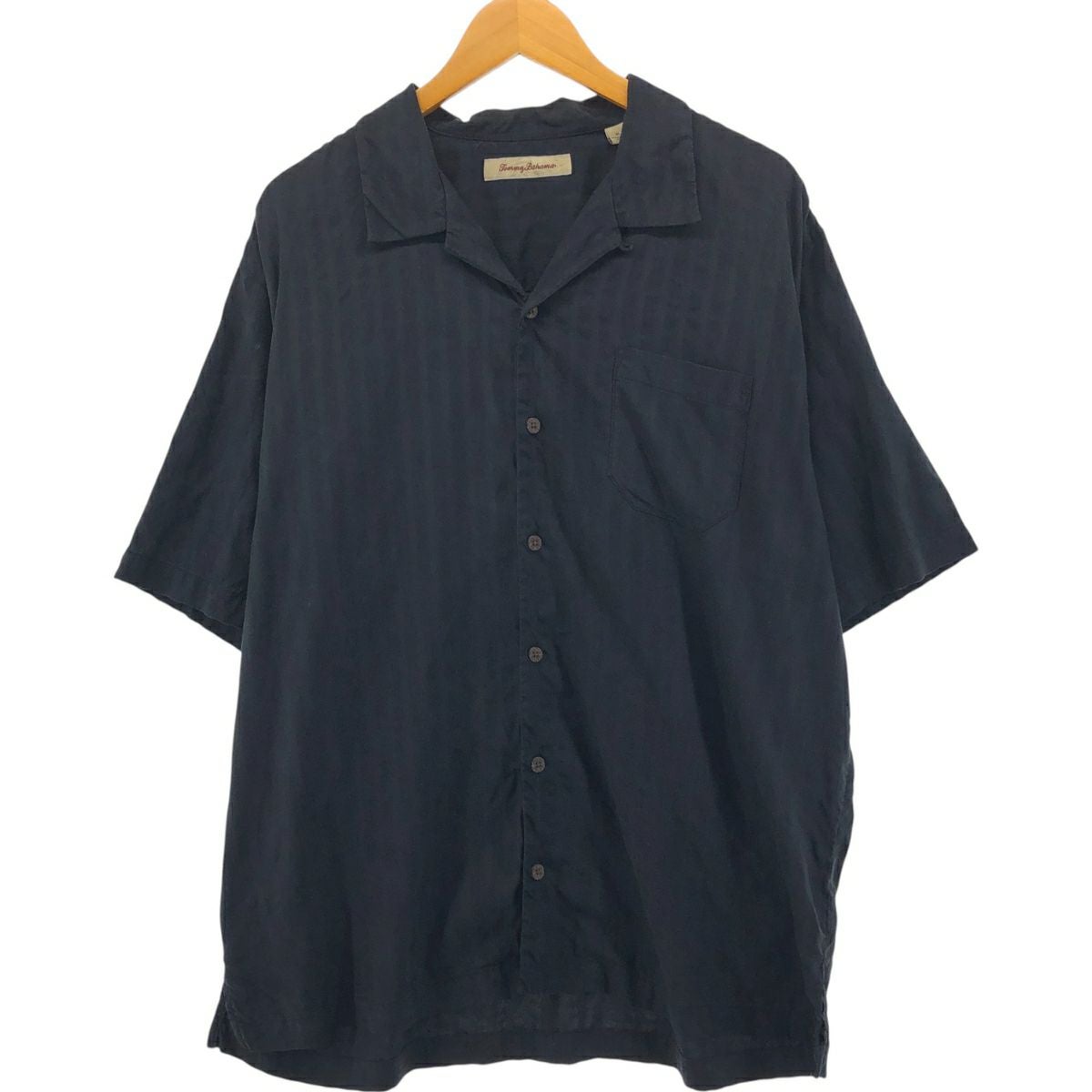 古着 トミーバハマ TOMMY BAHAMA 半袖 オープンカラー シルクシャツ