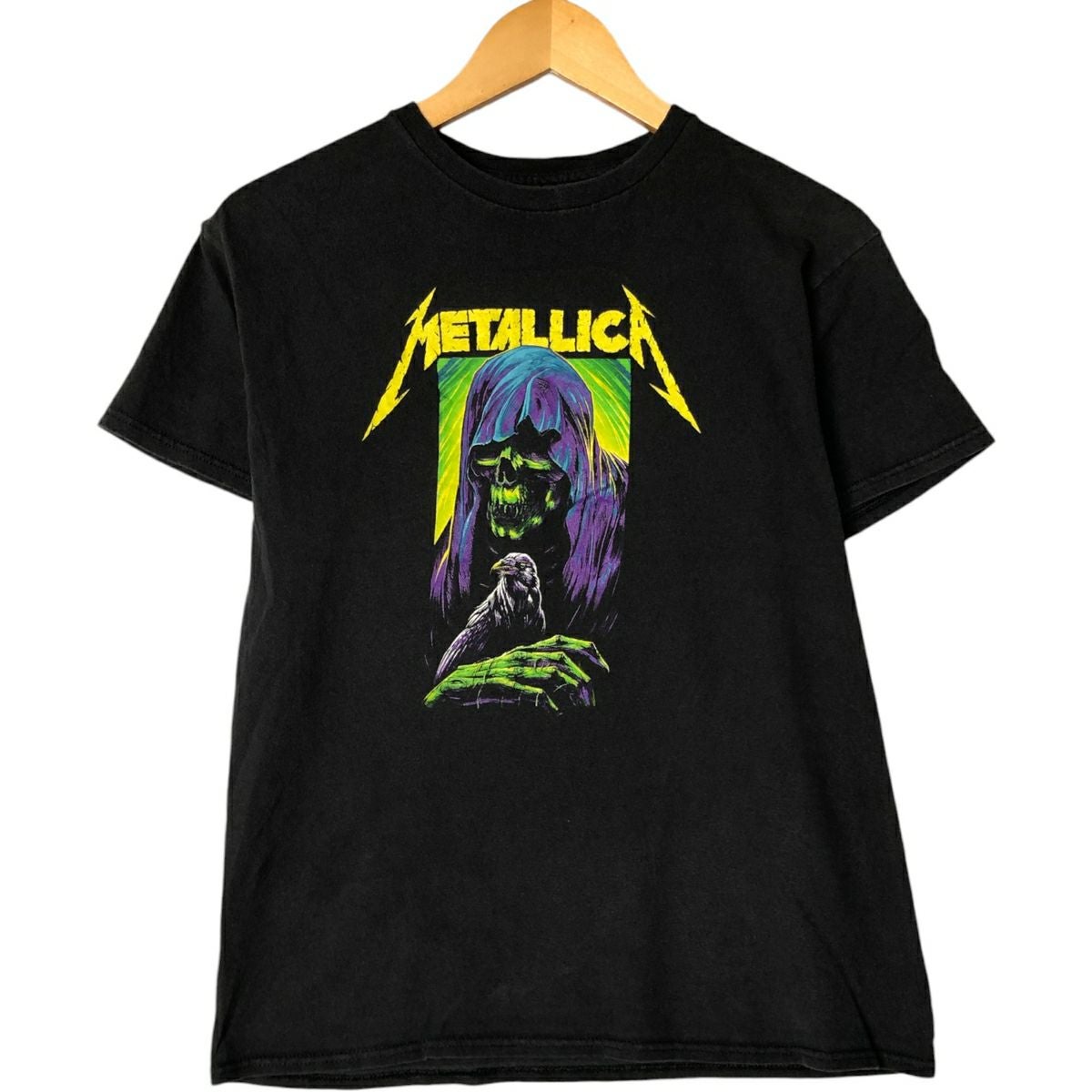 古着 METALLICA メタリカ バンド スウェットプルオーバーパーカー