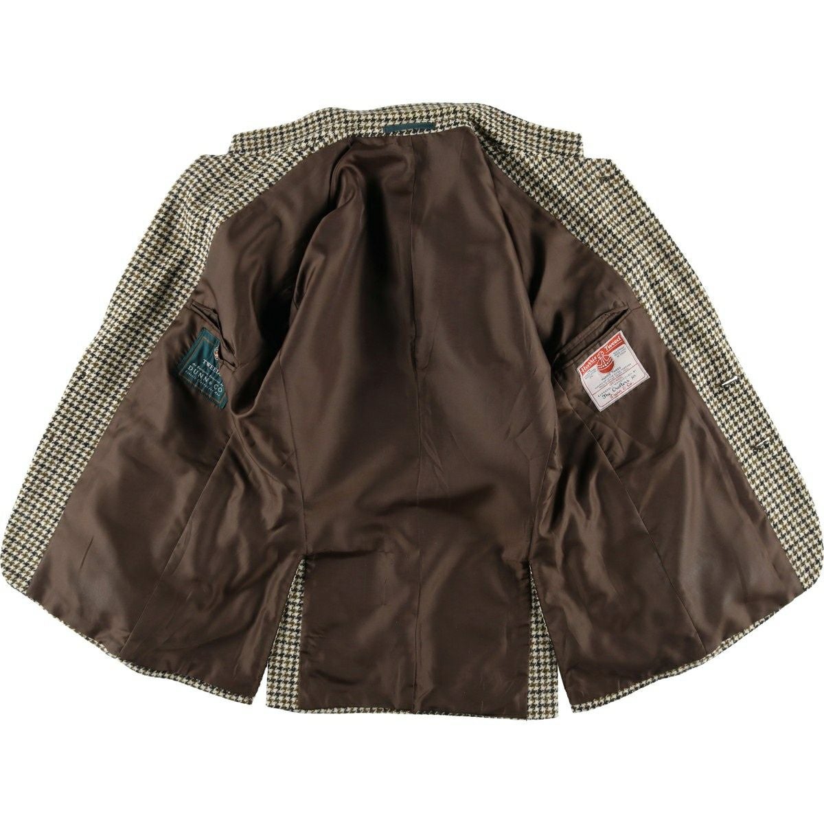 古着 60年代 Dunn&Co Harris Tweed ハリスツイード 千鳥格子柄 ウール
