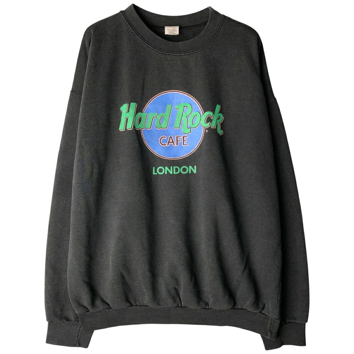 古着 HARD ROCK CAFE ハードロックカフェ アドバタイジング スウェット
