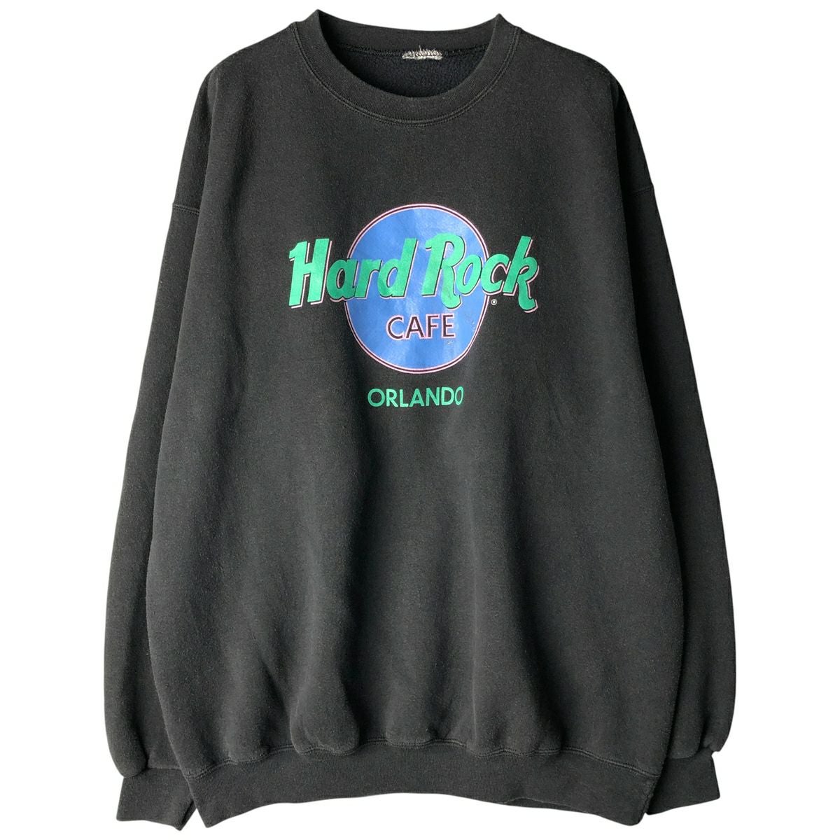 古着 HARD ROCK CAFE ハードロックカフェ アドバタイジング スウェット