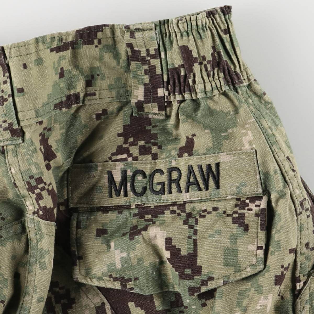 古着 米軍実品 迷彩柄 デジタルカモ リップストップ U.S.NAVY