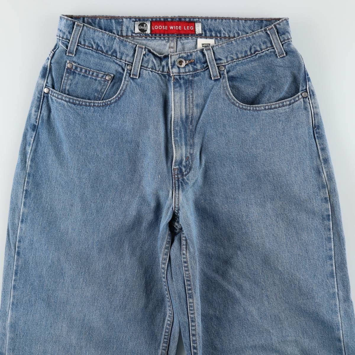 90s USA製 Levi’s Silver tab シルバータブ W34 古着 90年代 リーバイス Levis SILVER TAB シルバータブ LOOSE WIDE