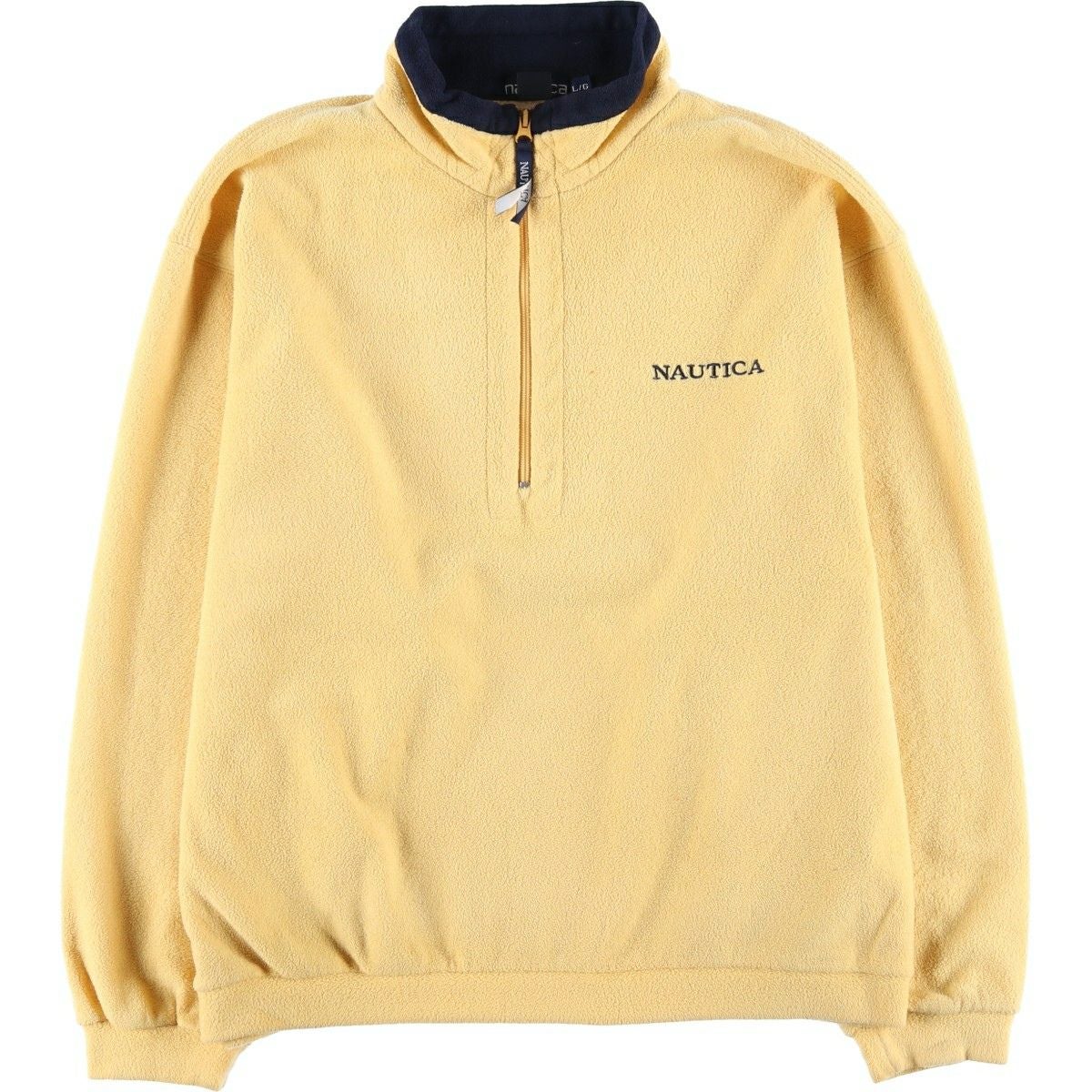 古着 90年代 ノーティカ NAUTICA 総柄 フード付き ナイロンプル