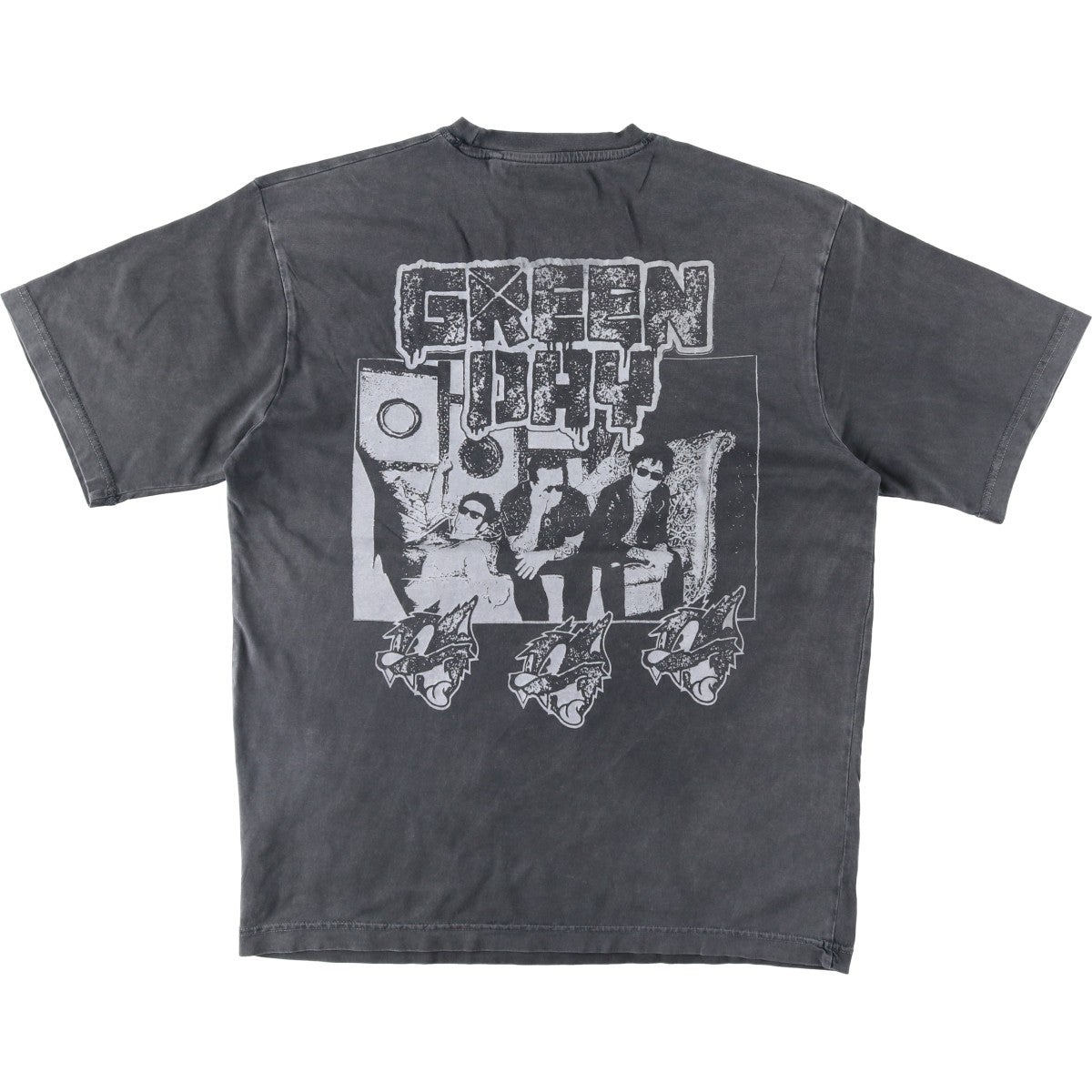 古着 Green Day グリーンデイ バンドTシャツ バンT メンズS相当