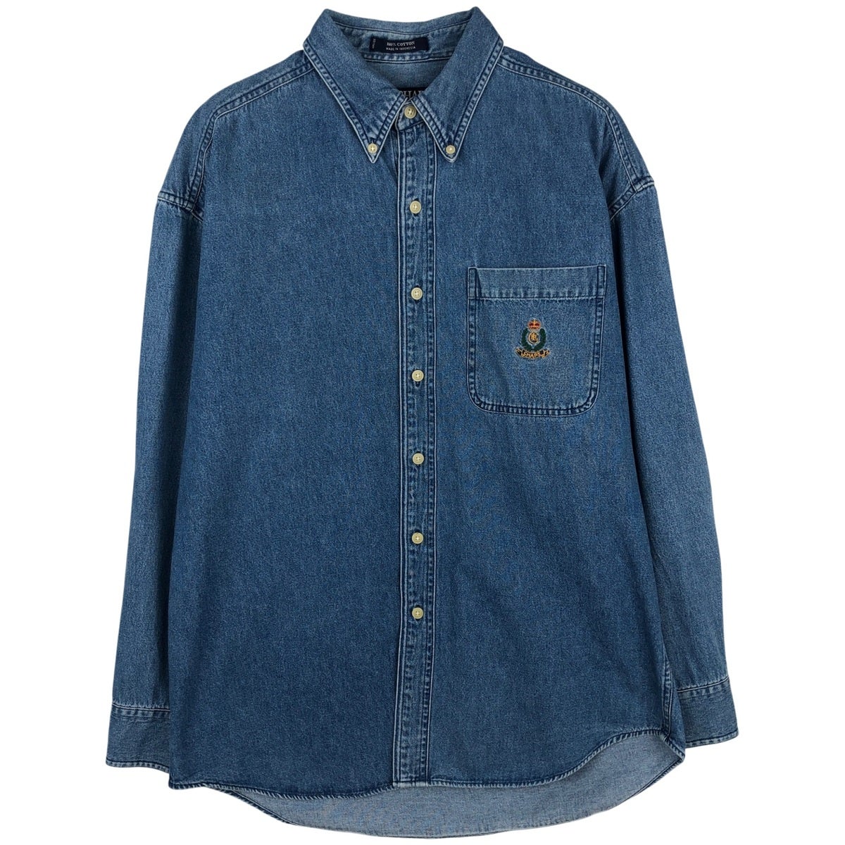 古着 ラルフローレン Ralph Lauren CHAPS チャップス 長袖 ボタン