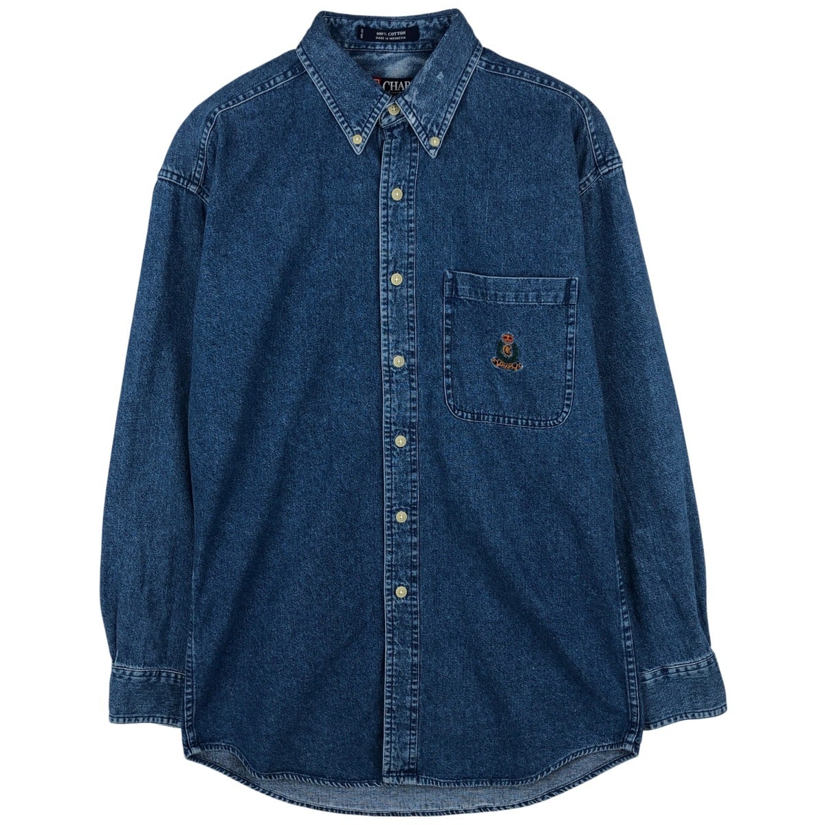 古着 ラルフローレン Ralph Lauren CHAPS チャップス 長袖 ボタン