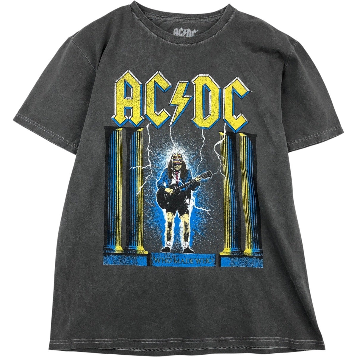 古着 AC/DC エーシーディーシー バンドTシャツ バンT メンズL相当