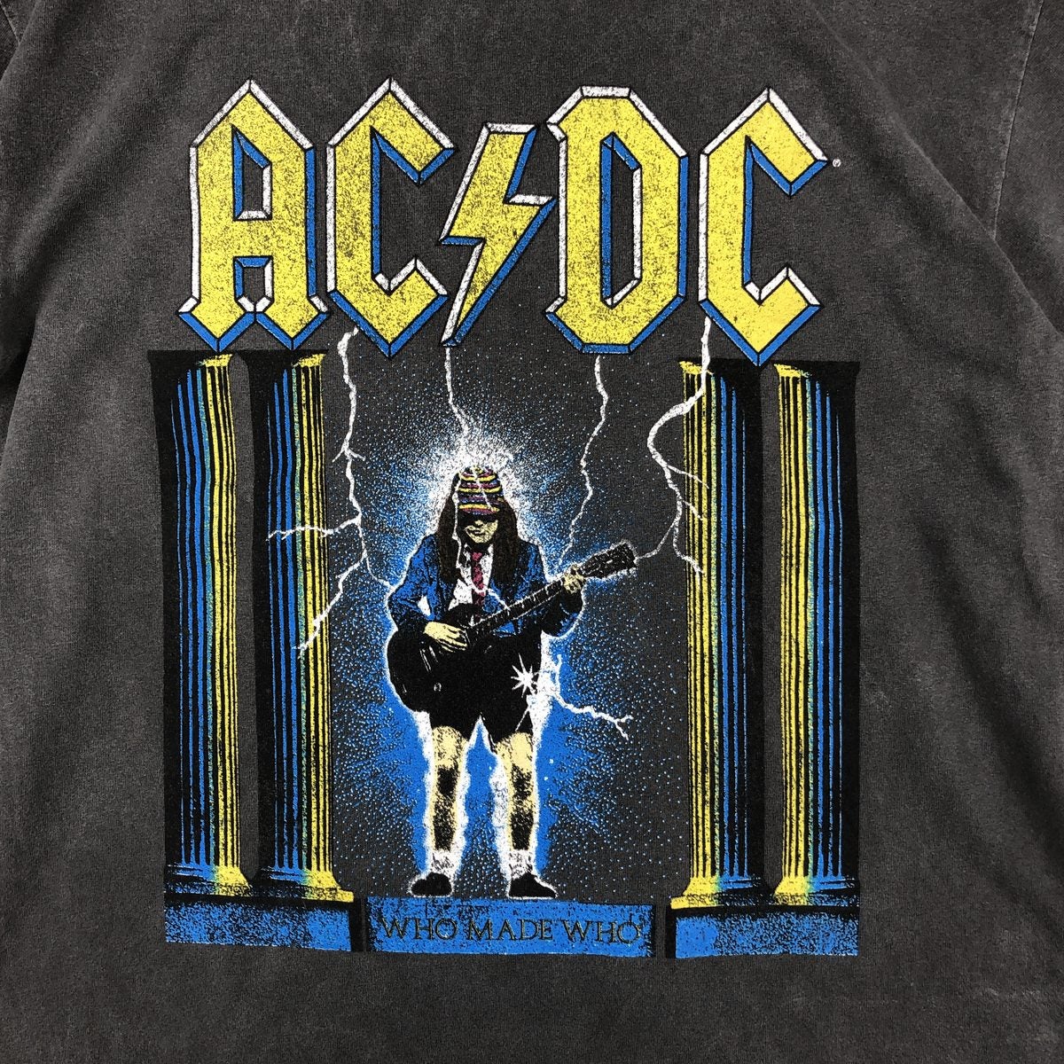 古着 AC/DC エーシーディーシー バンドTシャツ バンT メンズL相当