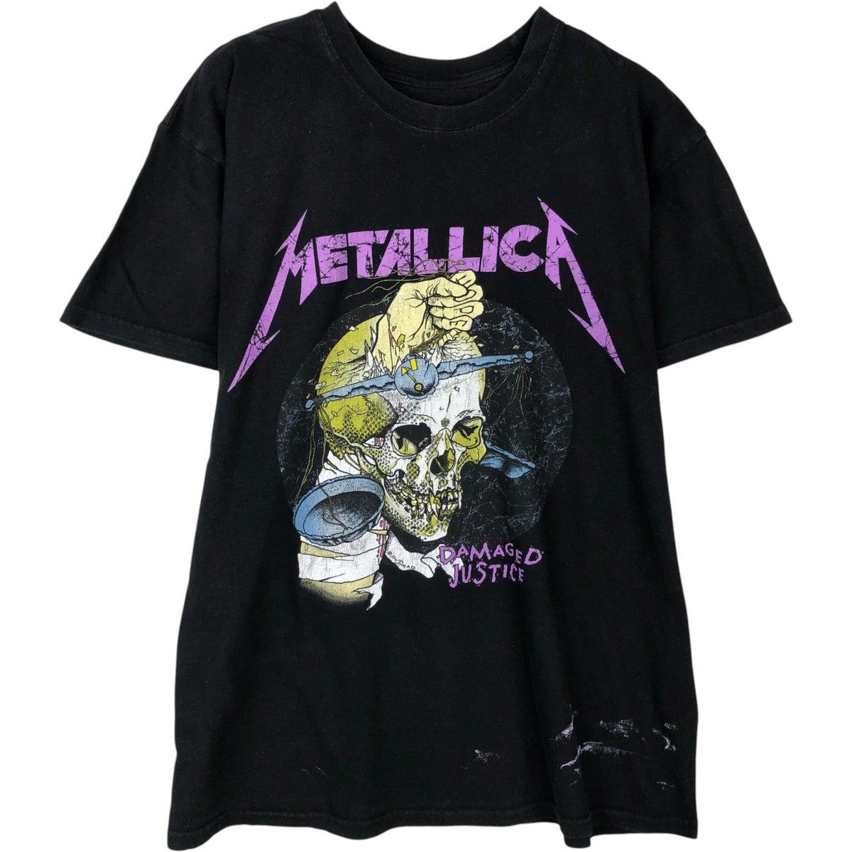 古着 METALLICA メタリカ ドクロ柄 スカル柄 バンドTシャツ バンT