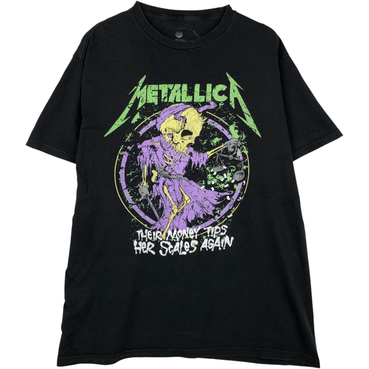 古着 METALLICA メタリカ バンドTシャツ バンT メンズL相当 /eaa647148