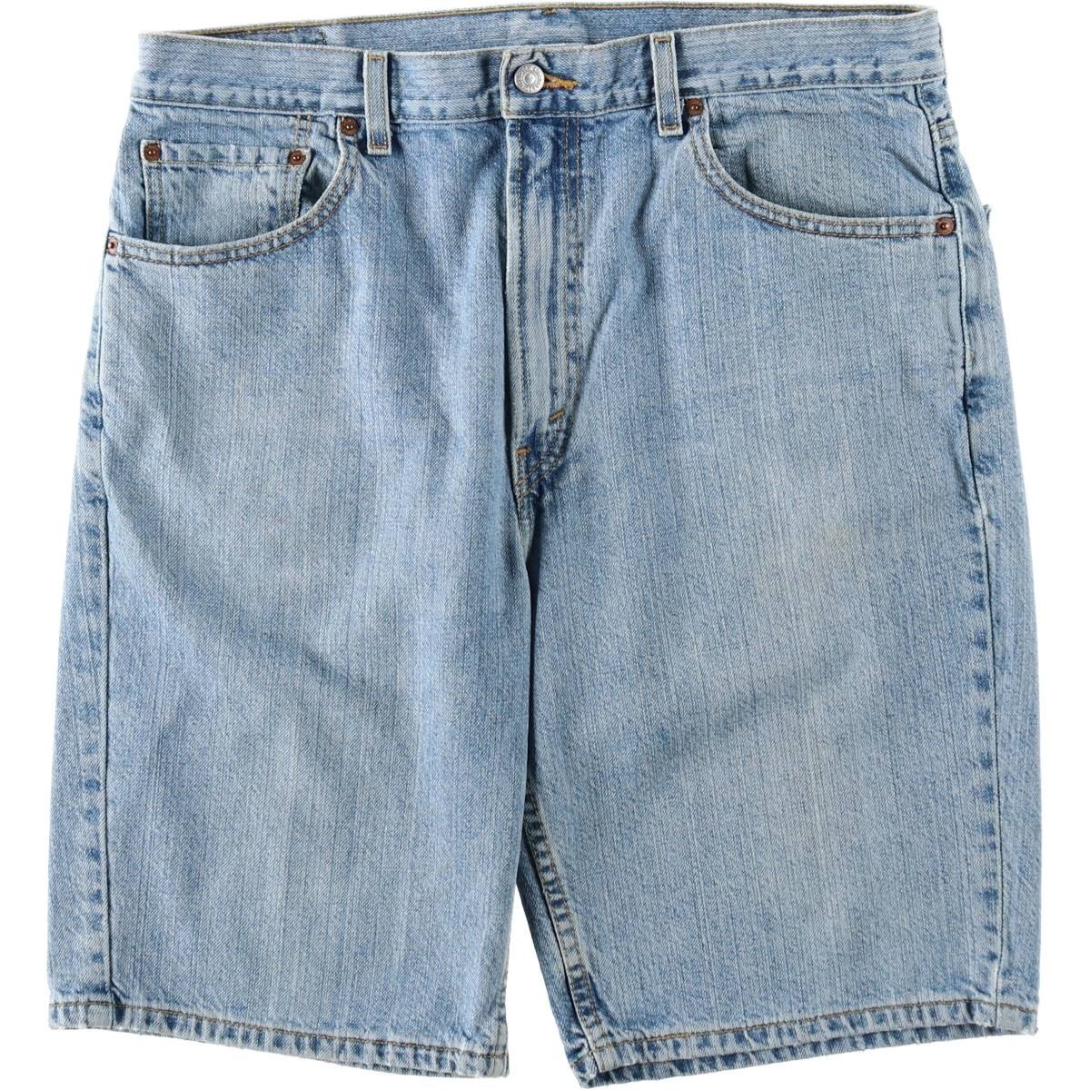 70sビンテージ66前期リーバイス505デニムショートパンツ34古着ハーフパンツ 古着 00年代 リーバイス Levis 505 REGULAR FIT デニムショーツ ハーフ