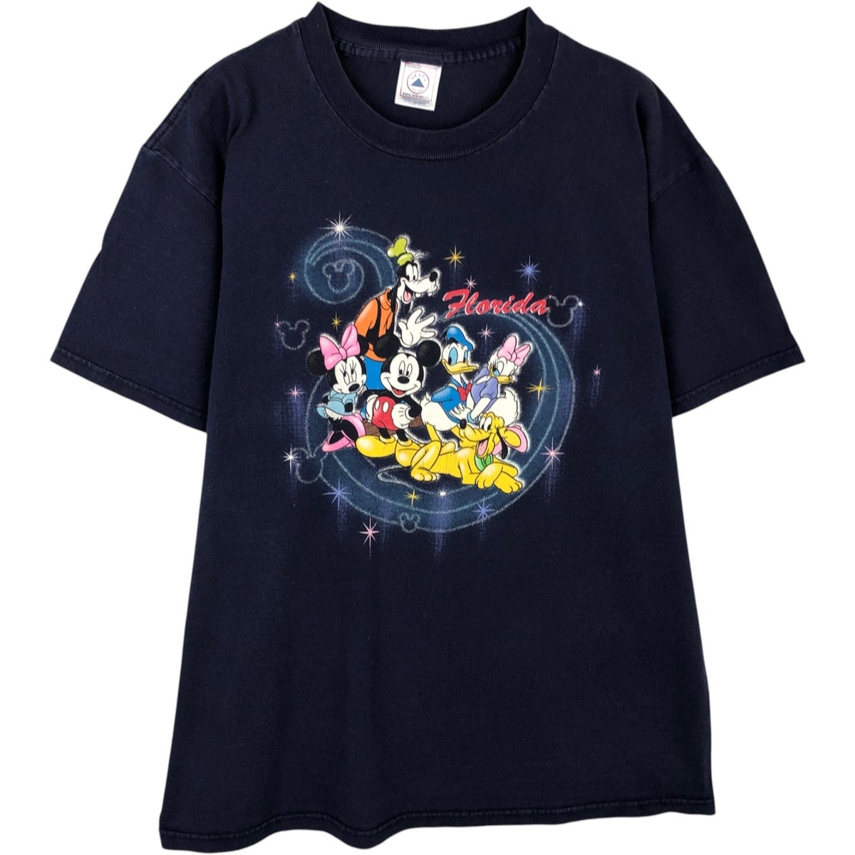 古着 DISNEY ディズニー キャラクタープリントTシャツ メンズXL相当