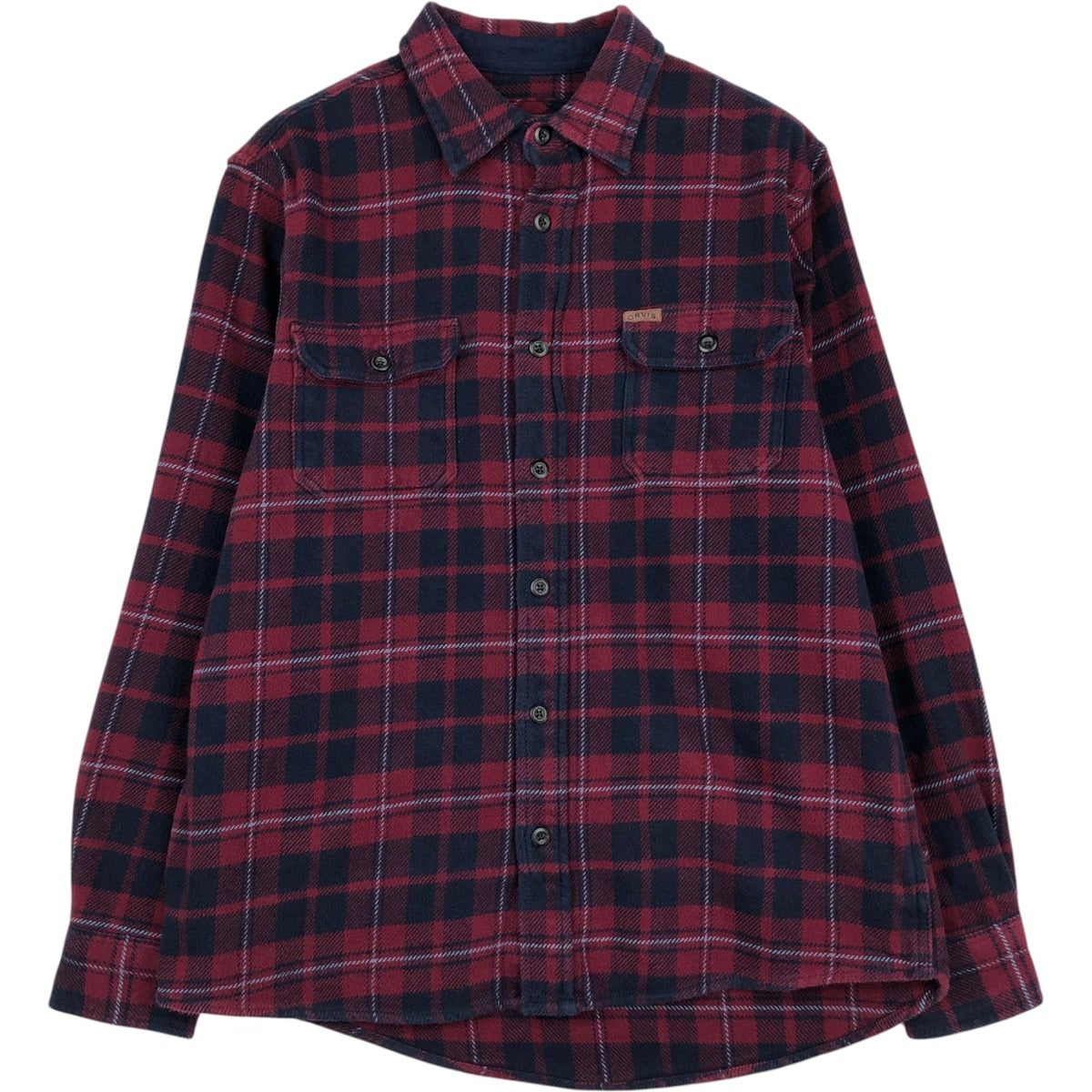 古着 オービス ORVIS オンブレチェック 長袖 フランネルチェックシャツ