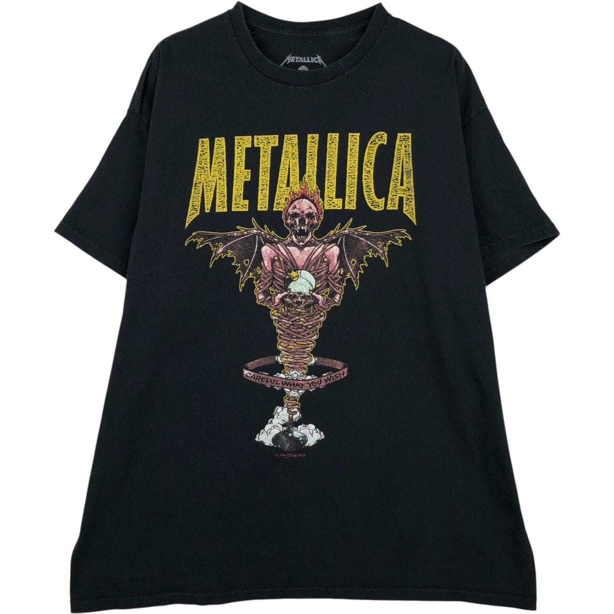 古着 METALLICA メタリカ バンドTシャツ バンT メンズXL相当