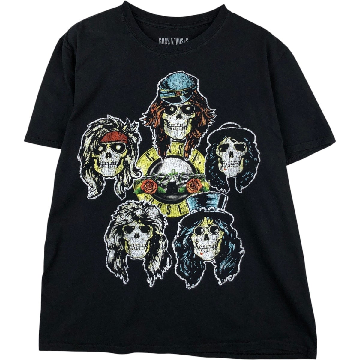 ヴィンテージ GUNS N' ROSES バンドT サイズL！！ 古着 GUNS N ROSES ガンズアンドローゼズ バンドTシャツ バンT メンズM