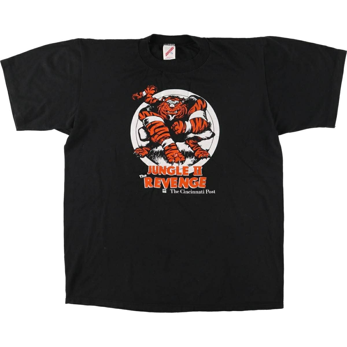 古着 90年代 ジャージーズ Jerzees プリントTシャツ USA製 メンズXL
