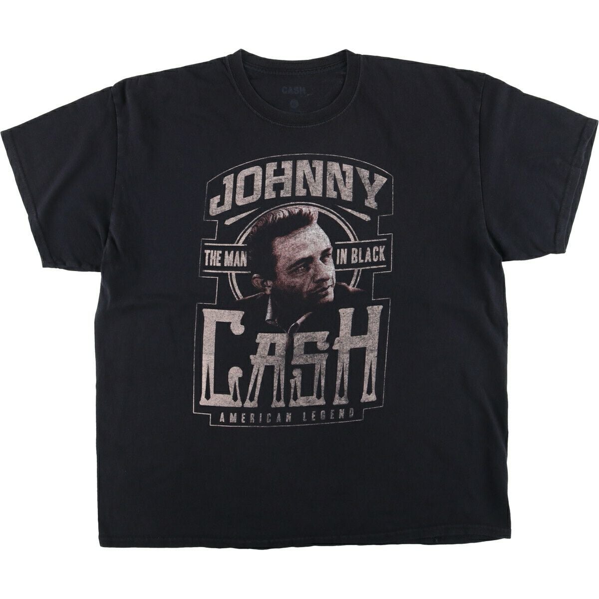 古着 JOHNNY CASH ジョニーキャッシュ バンドTシャツ バンT メンズXL