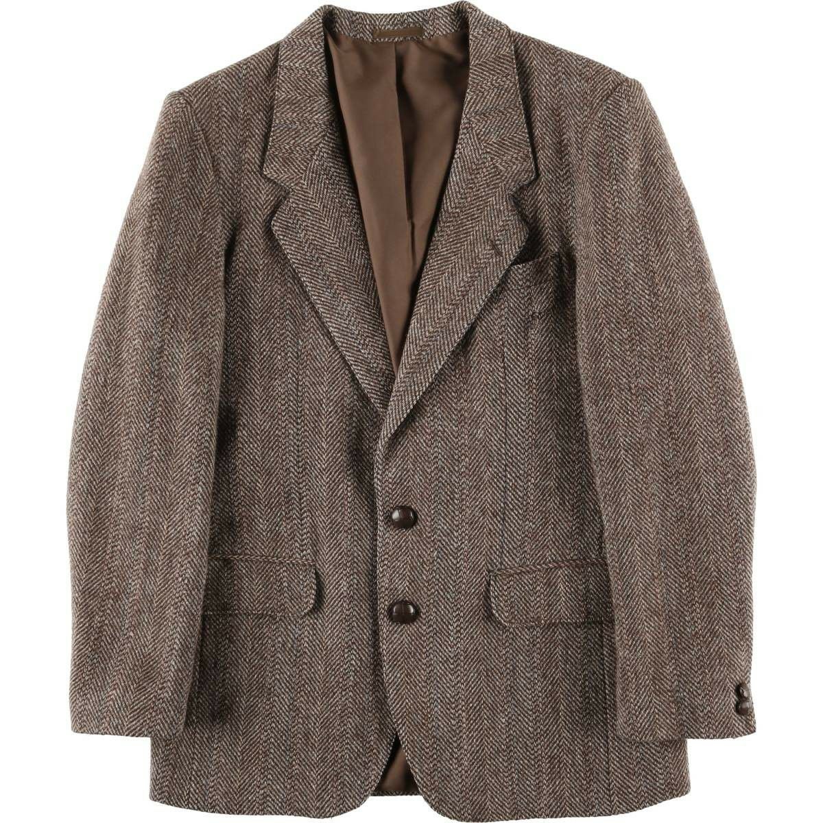 古着 80年代～ ハリスツイード Harris Tweed ヘリンボーン ウール