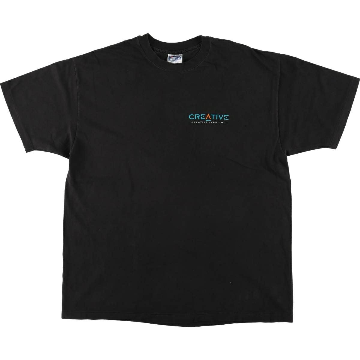 古着 90年代 ヘインズ Hanes BEEFY-T アドバタイジングTシャツ メンズ