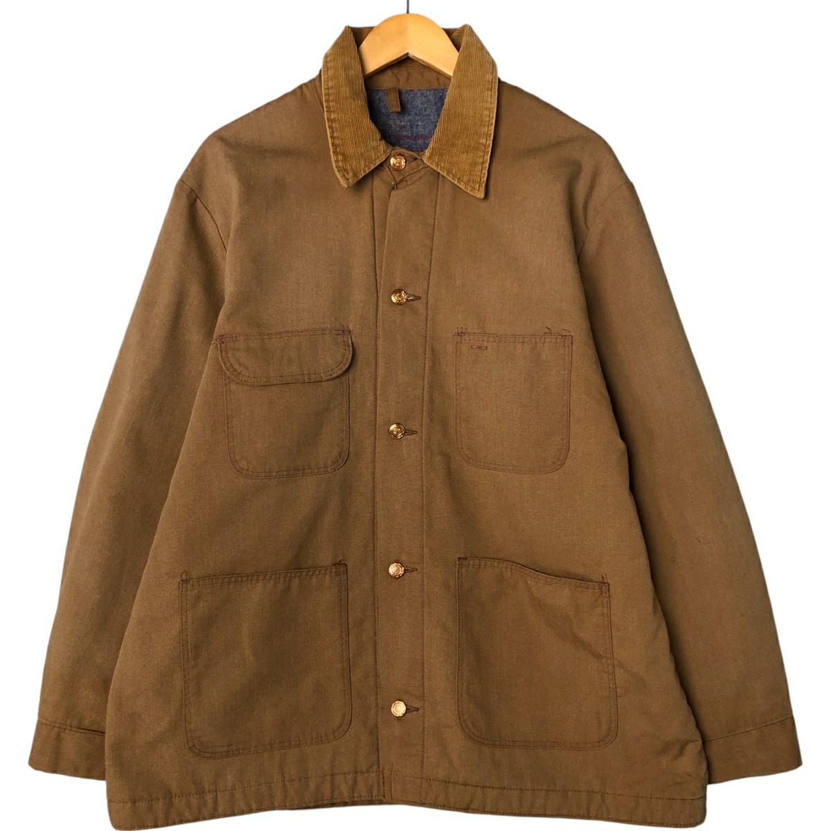 古着 70～80年代 ブルーベル BLUE BELL ダックカバーオール メンズL