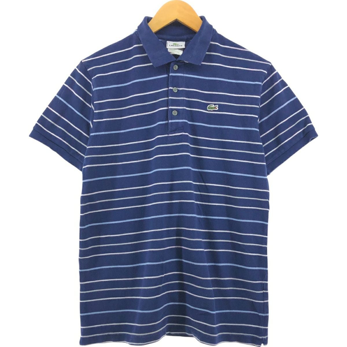 LACOSTE　ポロシャツ　ClassicFIT　5 日本製 古着 ラコステ LACOSTE CLASSIC FIT 半袖 ポロシャツ 5 メンズL相当