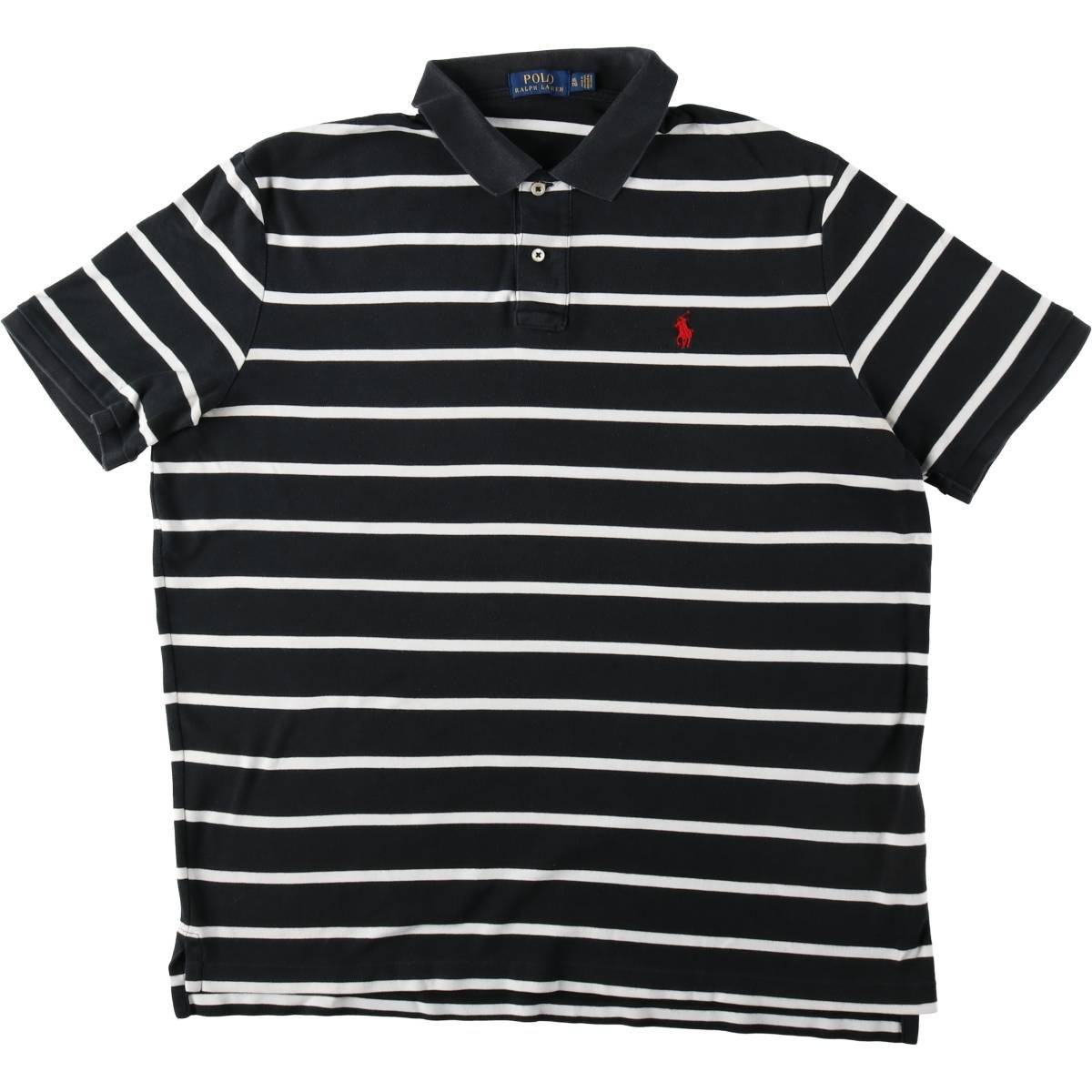 【新品】ポロラルフローレン　ラルフローレン　現行にちかい ポロシャツ　ボーダー 古着 ラルフローレン Ralph Lauren POLO RALPH LAUREN 半袖 ボーダー